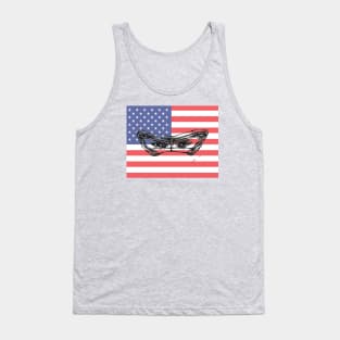 US Flag The Look Tank Top